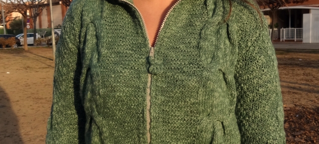 Jersey de lana hecho a mano